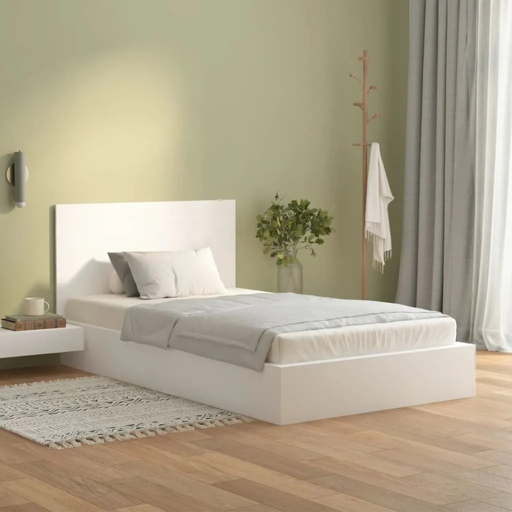 Cabeceira de cama 120x1,5x80 cm derivados de madeira branco