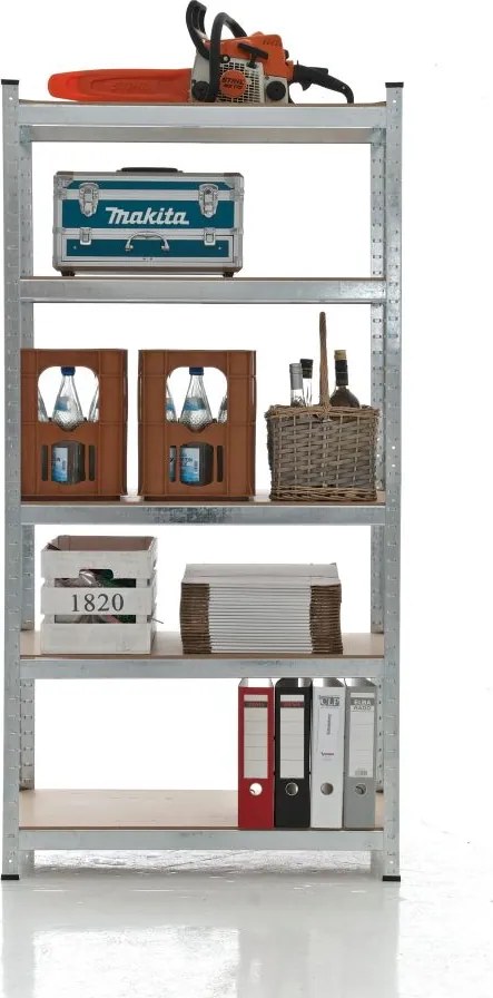 Estante para cargas pesadas 90 x 40 x 180 Prateado