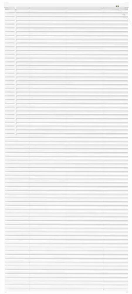 Persiana de Janela com cortinas Outros Manual Branco 80 x 130 cm Alumí