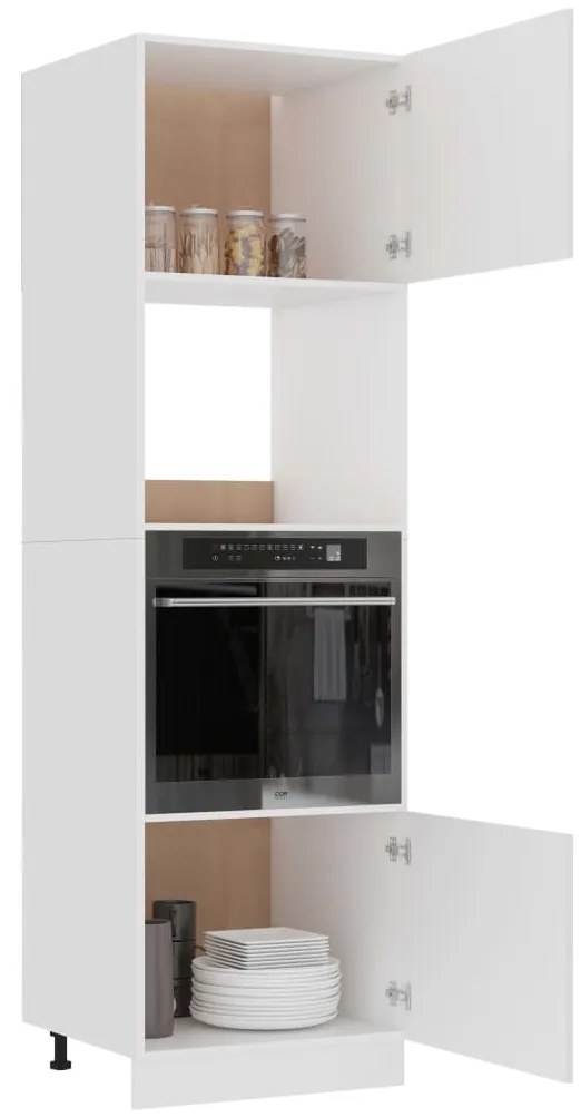 Armário para micro-ondas “Lyon” 60x57x207 cm branco