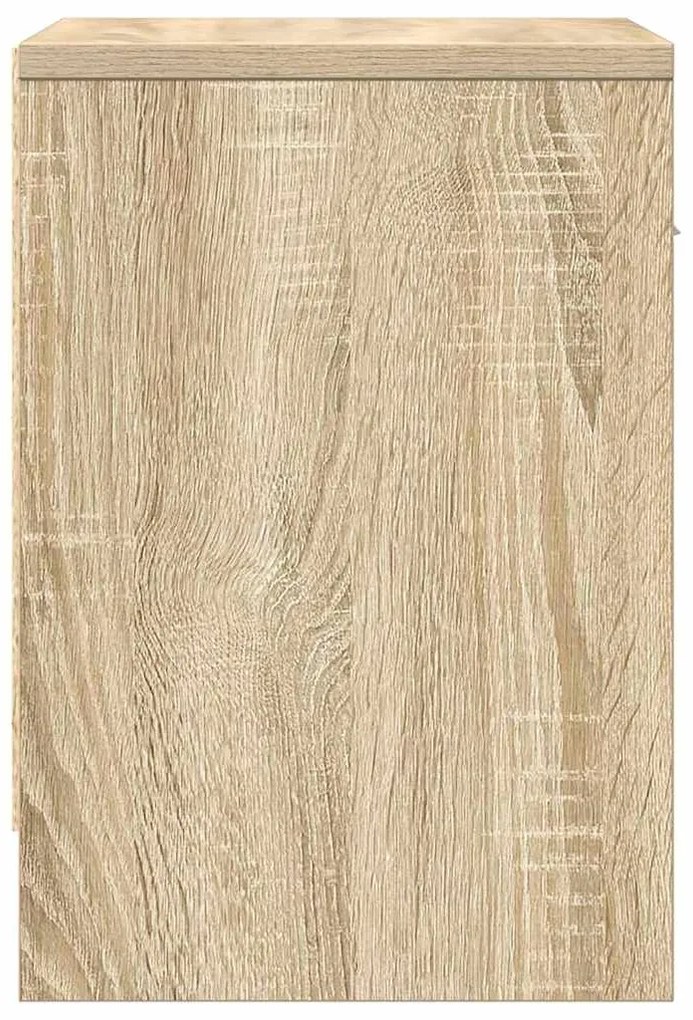 Mesa de cabeceira com gaveta 39x28x41 cm carvalho sonoma
