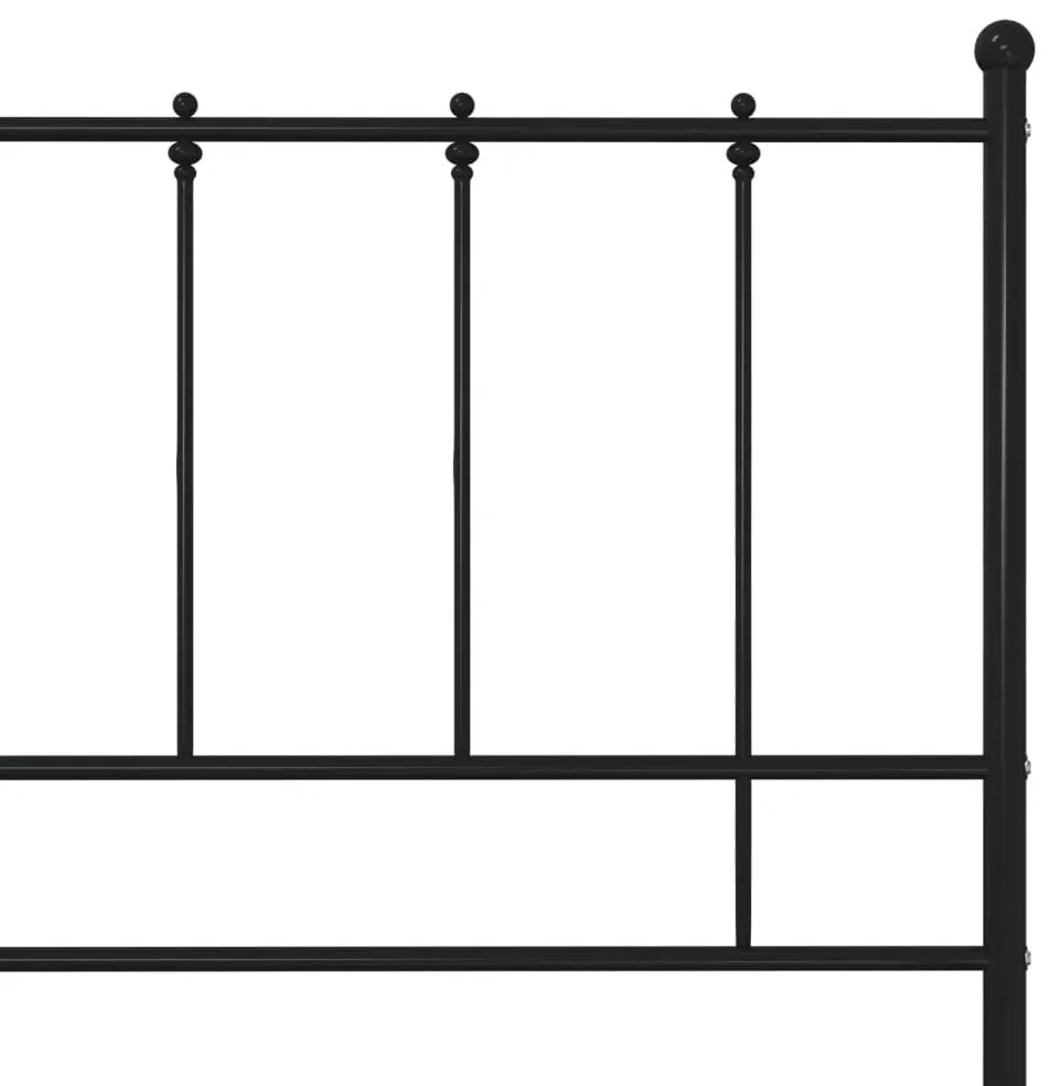 Estrutura de cama 120x200 cm metal preto