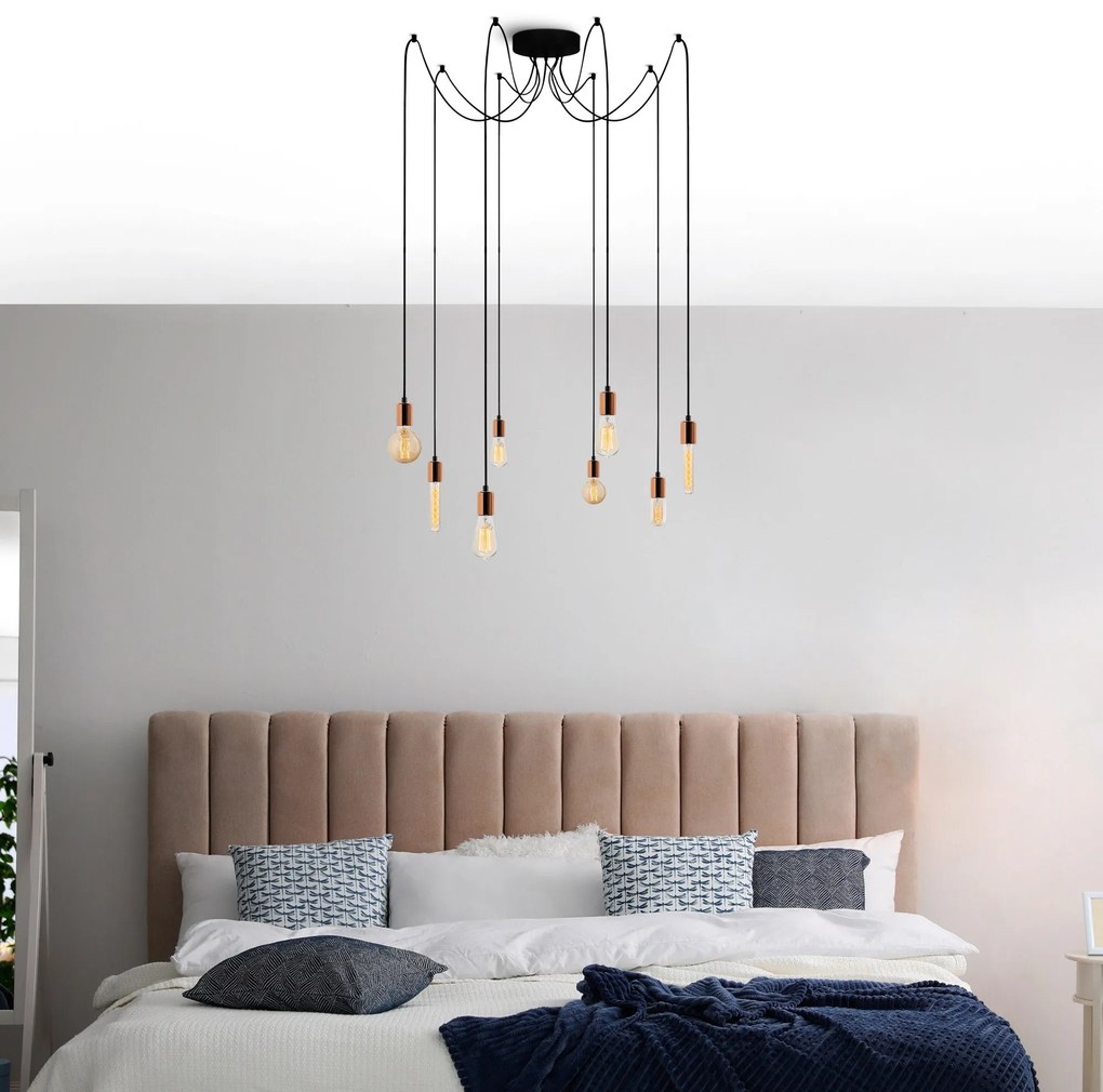 Candeeiro de Teto Kabluni – Cobre – 156 x 156 cm