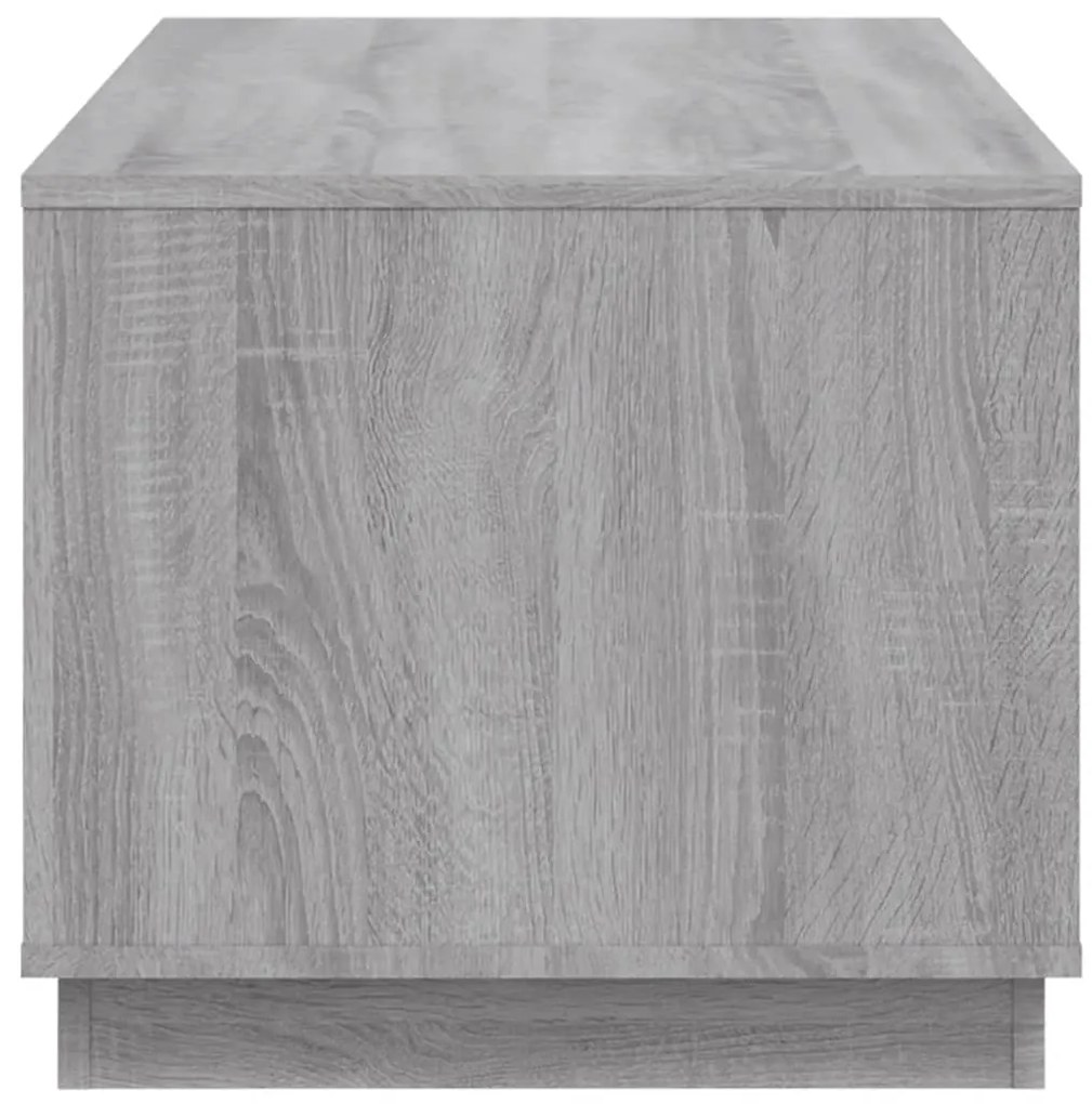Mesa de centro 102x50x44 cm derivados madeira cinzento sonoma