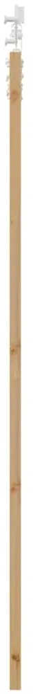 Porta Deslizante vidaXL com Conjunto de Hardware 83x211 cm Madeira Mac