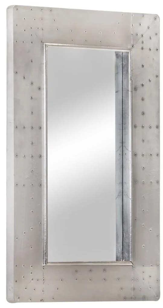 vidaXL Espelho estilo aviador 80x50 cm metal