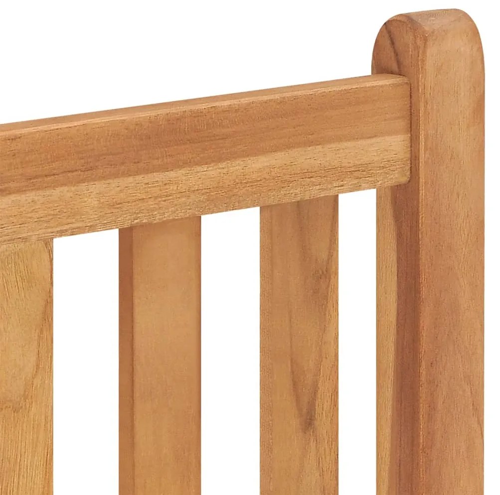 5 pcs conjunto de jantar p/ jardim madeira de teca maciça