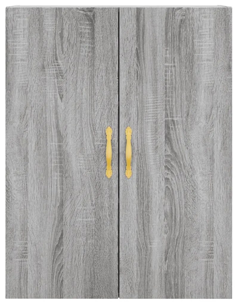 Armários de parede 2 pcs 69,5x34x90 cm cinzento sonoma