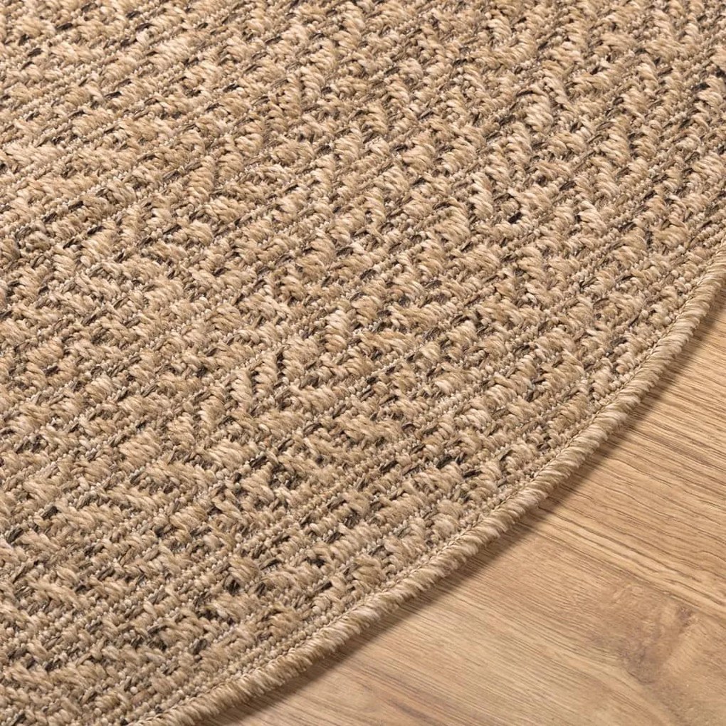 Tapete ZIZUR 90 cm aspeto de juta interior e exterior