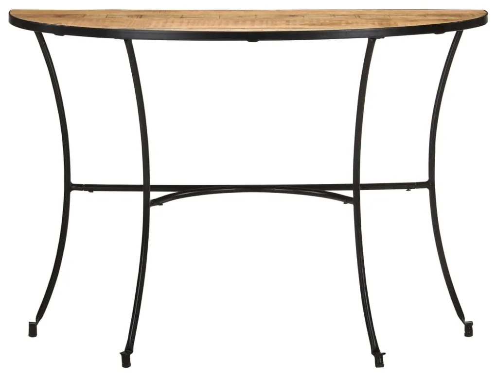 Mesa de apoio 110x40x77 cm madeira de mangueira maciça