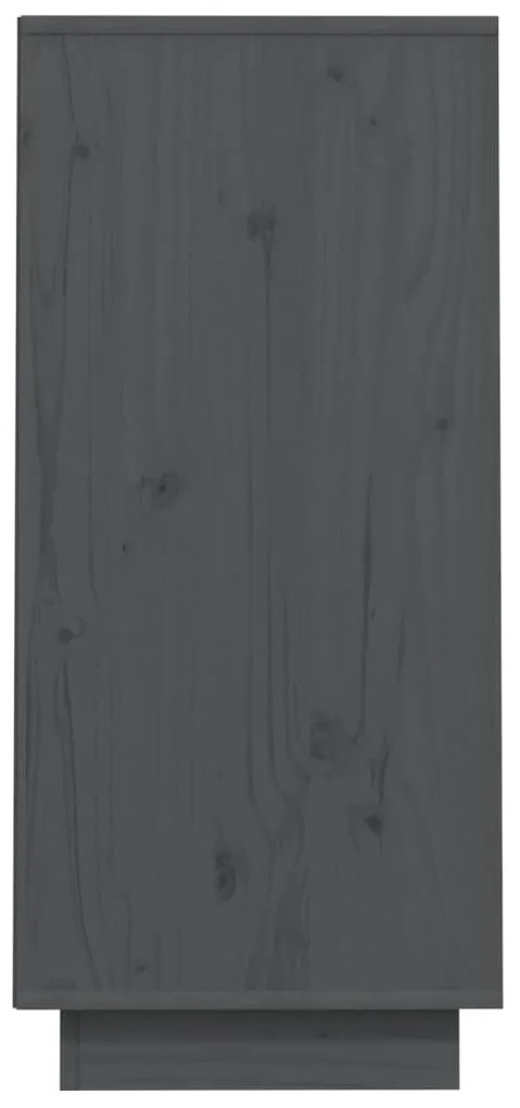 Armário consola 60x34x75 cm pinho maciço cinza