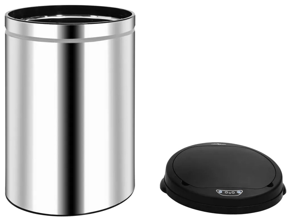 Caixote do lixo com sensor automático 30 L aço inoxidável