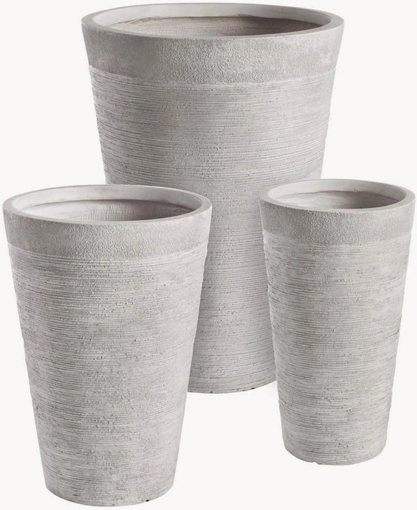 Vasos para exterior Graffiti, conjunto de 3