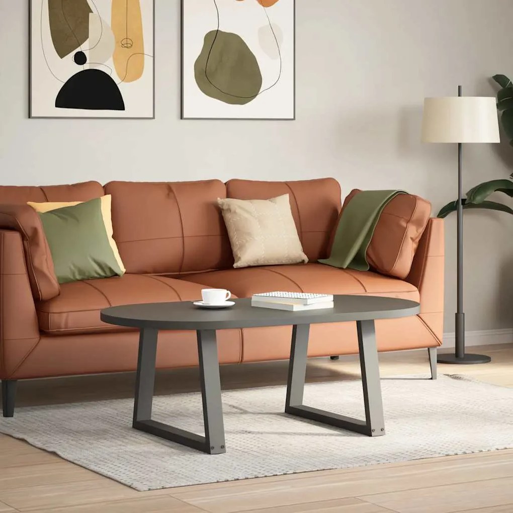 Pés para mesa de centro em forma de V, 2 peças, antracite, 50x (42-43,