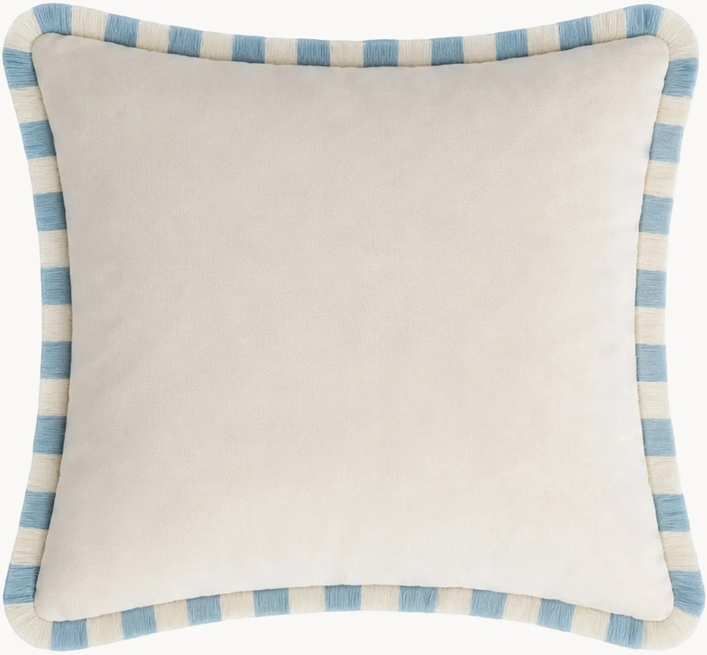 Almofada decorativa em veludo artesanal Happy
