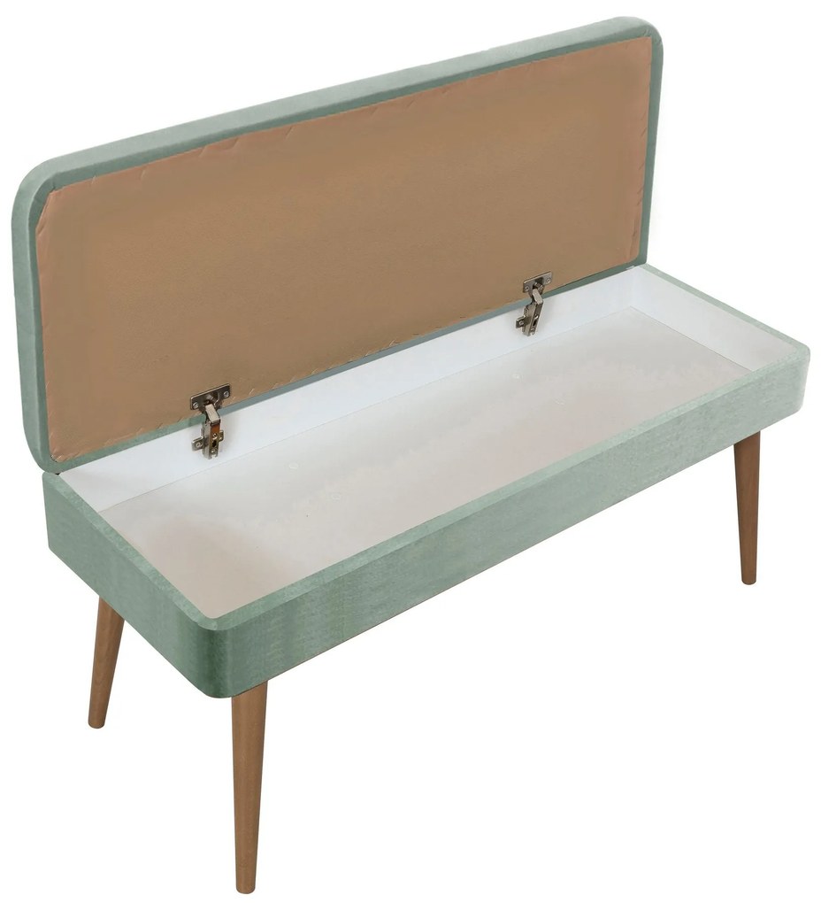 Conjunto de Mobiliário de Entrada Vegas – Branco e Verde Mar – Sapatei