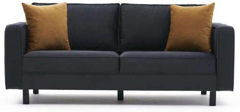 Sofá de 2 Lugares Kale – Antracite – 180x83x91 cm
