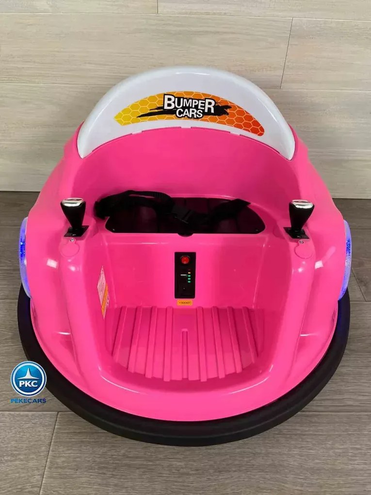 Carrinho de Choques elétrico para crianças Autogiro 12V Eléctrico Rosa