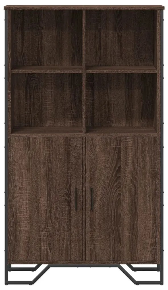 Armário alto 79,5x35,5x137,5cm deriv. madeira carvalho castanho