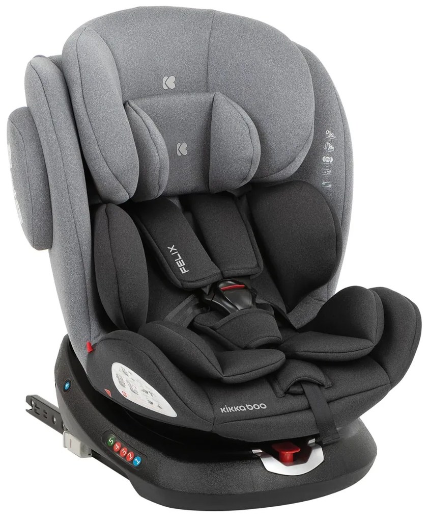 Cadeira Auto Bebé Grupo 0-1-2-3 (0-36 kg) Felix ISOFIX Cinzento Escuro