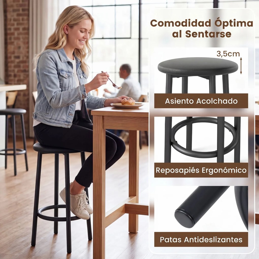 Conjunto de Ilha de Cozinha com 2 Bancos, 120 x 60 x 84 cm, Tampo com Efeito Mármore, Branco