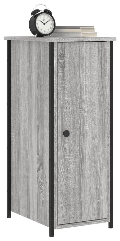 Mesas de cabeceira 2 pcs derivados de madeira cinzento sonoma