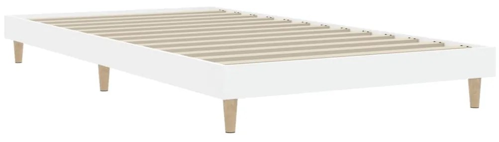 Estrutura de cama 90x190 cm derivados de madeira branco