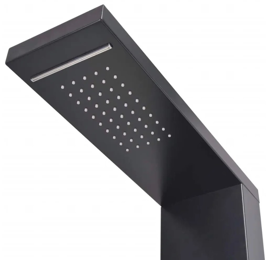 Chuveiro de Hidromassagem - Preto Mate - Design Moderno