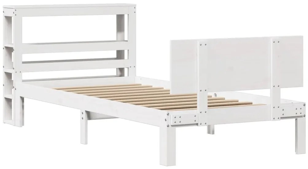 Estrutura cama c/ cabeceira sem colchão 90x190 cm branco