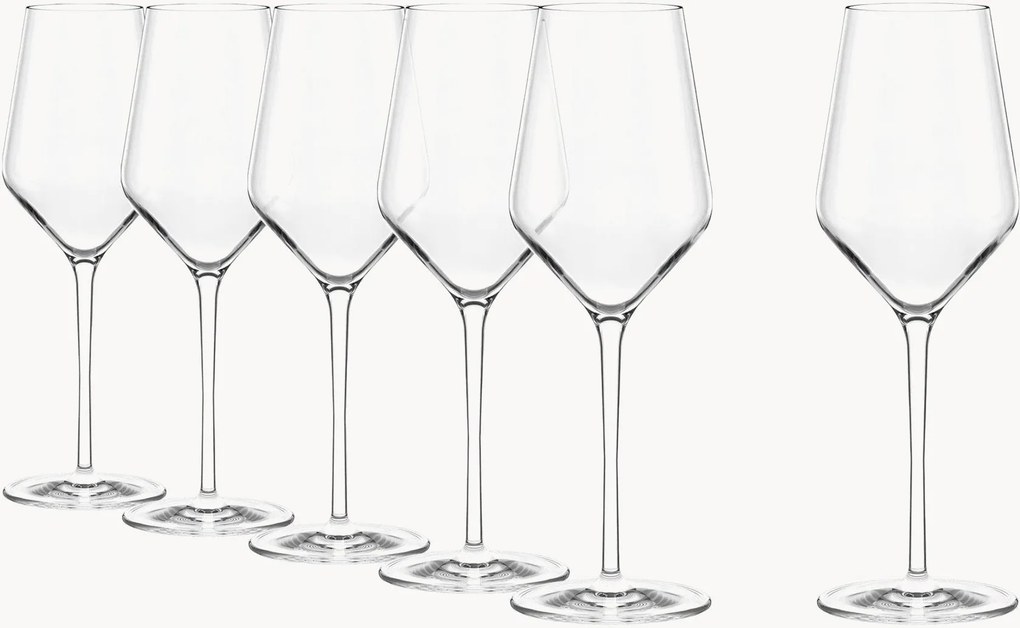 Copos de vinho branco Quatrophil, conjunto de 6