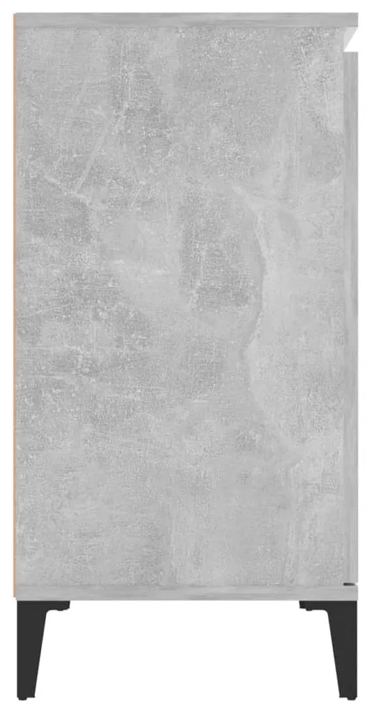 Aparador 104x35x70 cm derivados de madeira cinza cimento