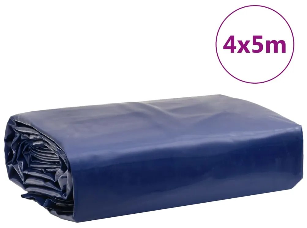 Lona 4x5 m 650 g/m² azul