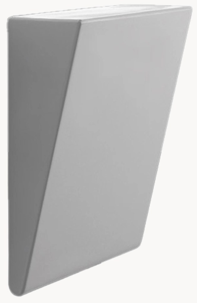 Candeeiro de parede exterior LED Cuneo, cinza