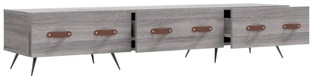 Móvel de TV 150x36x30 cm derivados de madeira cinzento sonoma