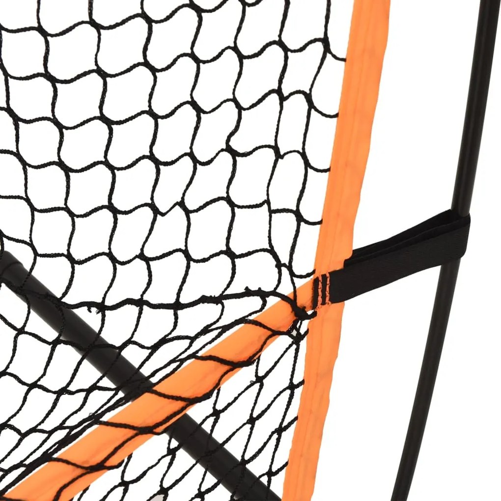Rede p/ treino de golfe 215x107x216cm poliéster preto e laranja