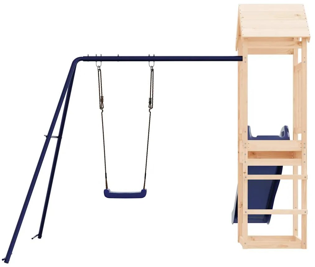 Conjunto de brincar p/ exterior madeira de pinho maciça