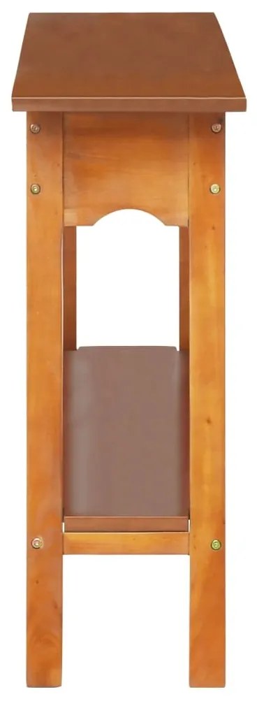 Mesa consola 110x30x75 cm madeira de mogno maciça