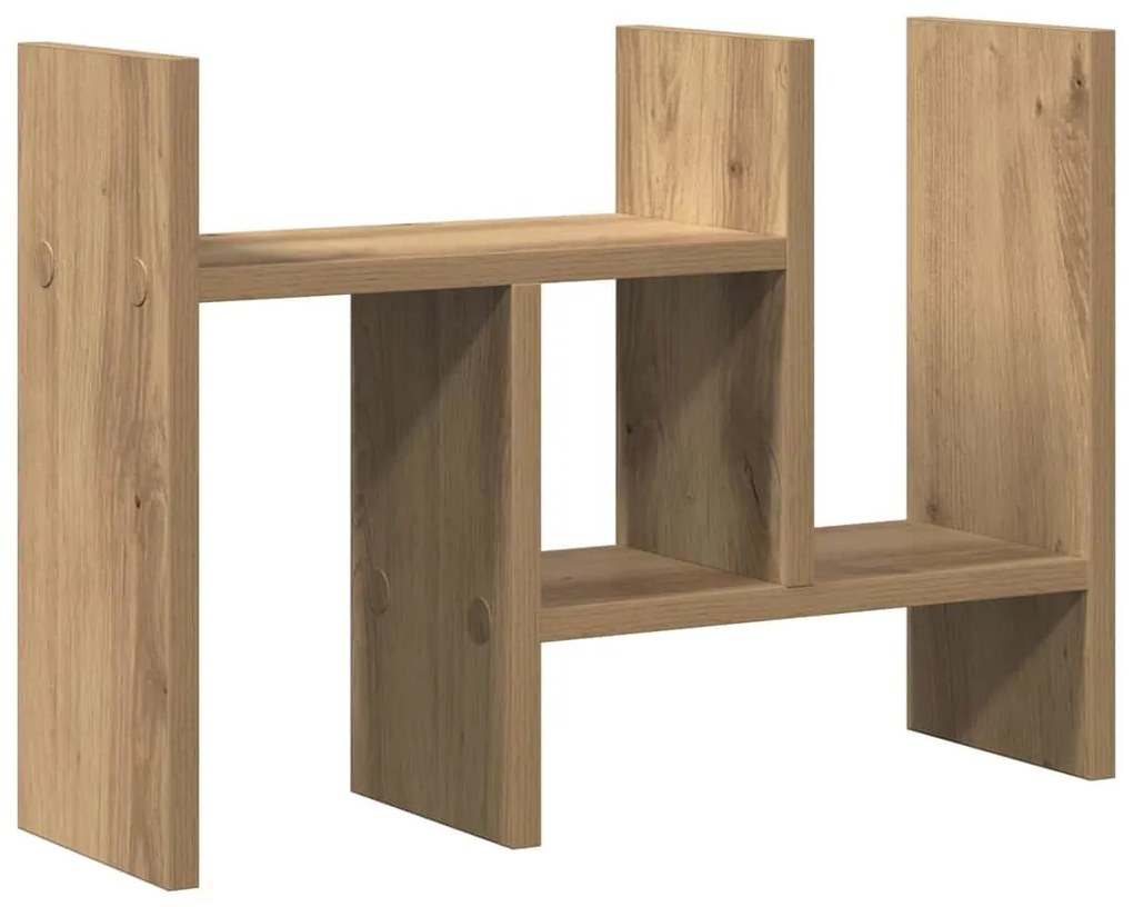 Organizador de Mesa Carvalho Artesanal 34.5x15.5x35.5 cm Madeira