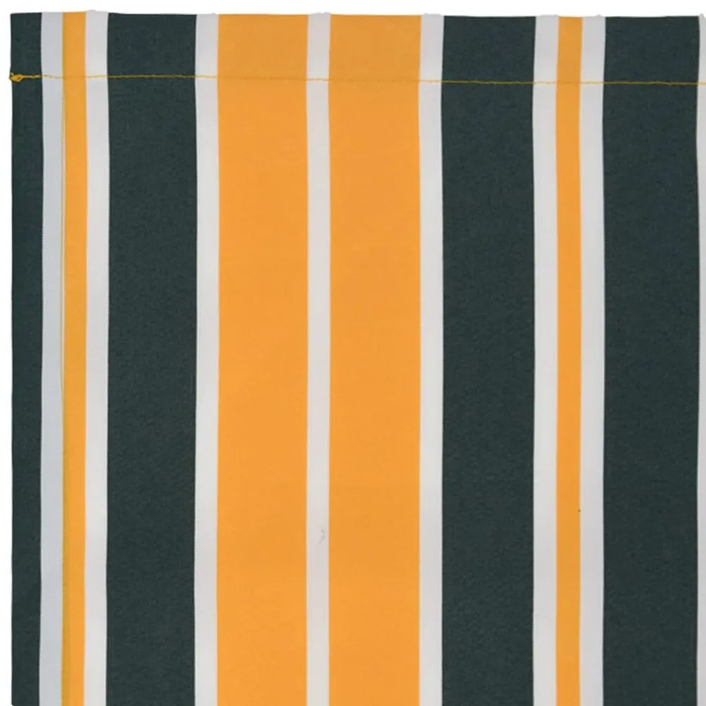 Valência de Toldos 2,5 m Verde e Amarelo 2,3 x 0,2 m