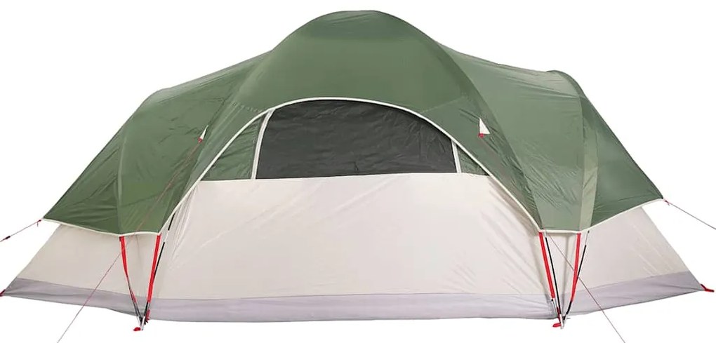 Tenda familiar em cúpula para 9 pessoas impermeável verde
