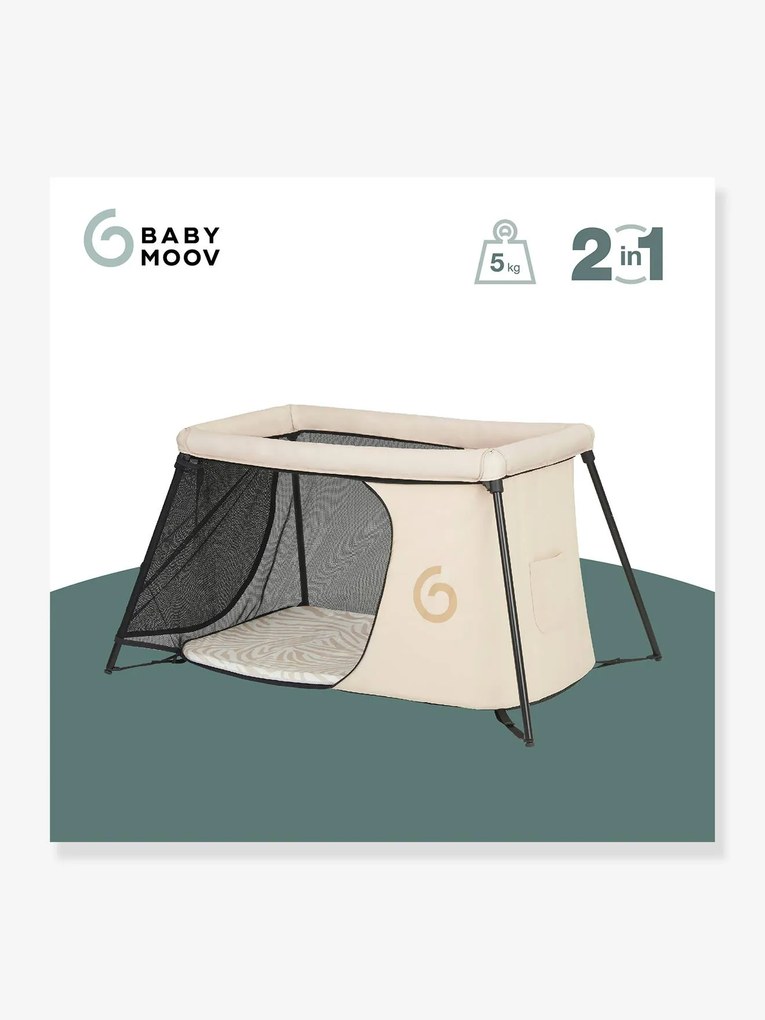 Cama de viagem ultraleve, Moov & Sleep da BABYMOOV bege-areia