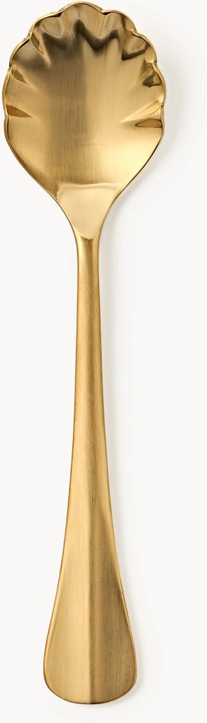 Colheres de chá em aço inoxidável escovado Ondine, conjunto de 4