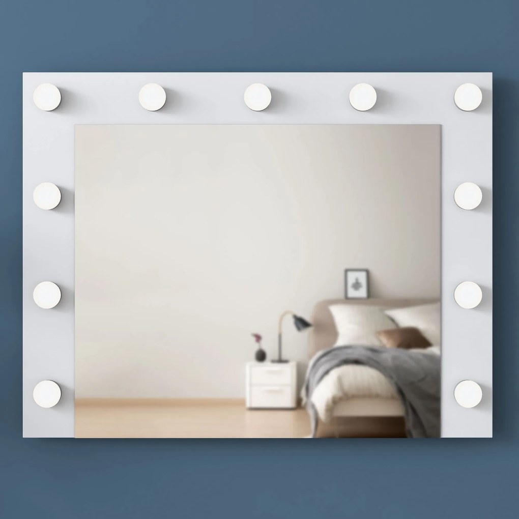 Mesa de Maquilhagem BJ115 – Branco – 90 cm x 153,4 cm x 44,5 cm