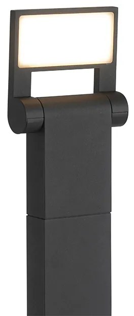 Candeeiro de jardim moderno antracite 60 cm com LED IP54 - Zane