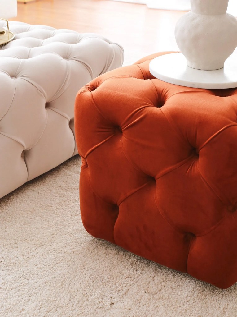 Pouffe Kup – Cinnamon – 48 cm x 48 cm x 48 cm