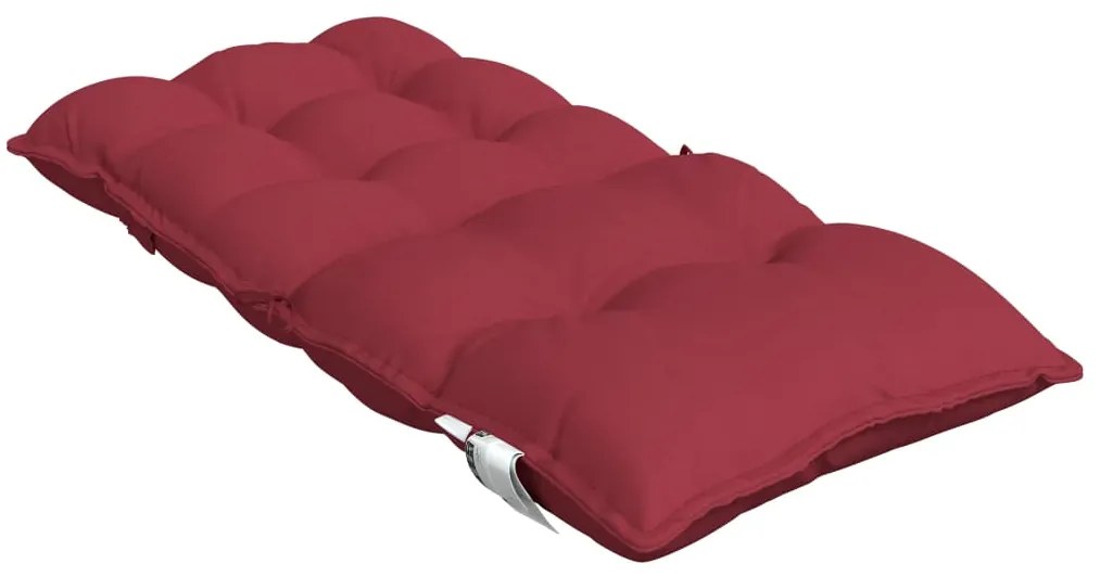 Almofadões cadeira encosto baixo 6 pcs oxford vermelho-tinto