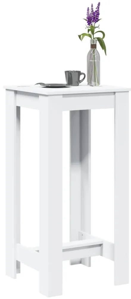 Mesa de bar 51x50x103,5 cm derivados de madeira branco