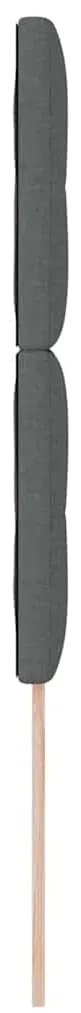 Cabeceira vidaXL Botão Estofada Cinza Escuro 80 cm Tecido