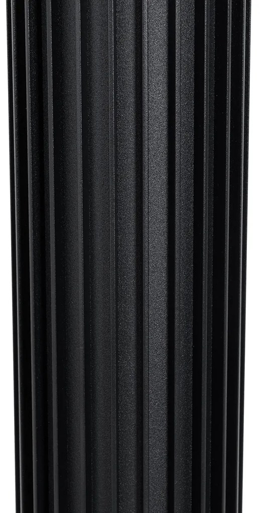LED Balizador Inteligente para Exterior Preto 80 cm IP44 incl. GU10 50mm - Boris Moderno