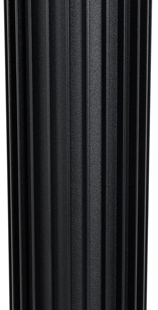 Poste de Exterior Inteligente Preto 80 cm IP44 Incl. Zigbee GU10 - Boris